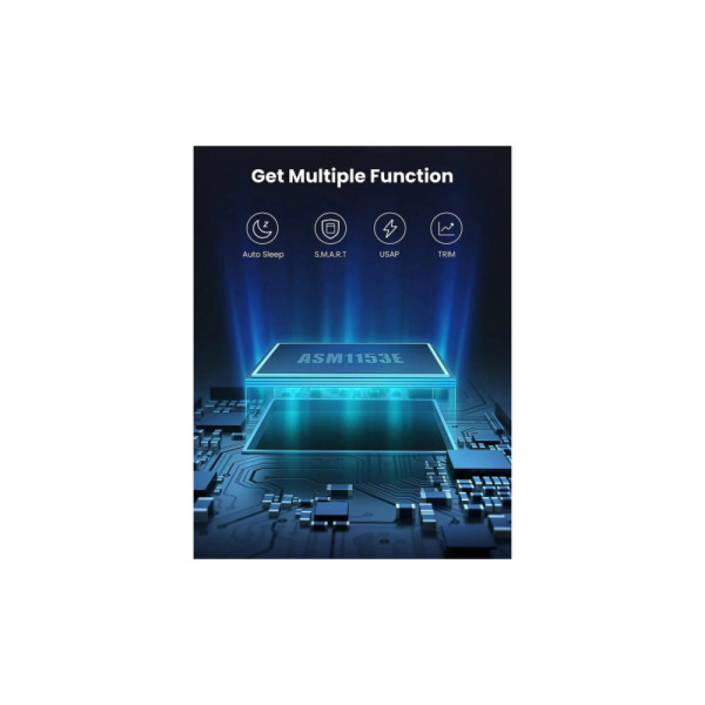 Кишеня зовнішня UGREEN USB 3.0 to 2.5" HDD/SSD CM237 black (60353)