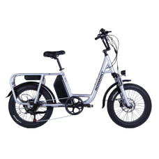 Електровелосипед Dorozhnik 20" eADAMANT HDD 18,5" 48B 17.5А*г 750Вт срiблястий 2025 (ELB-D-20-065)