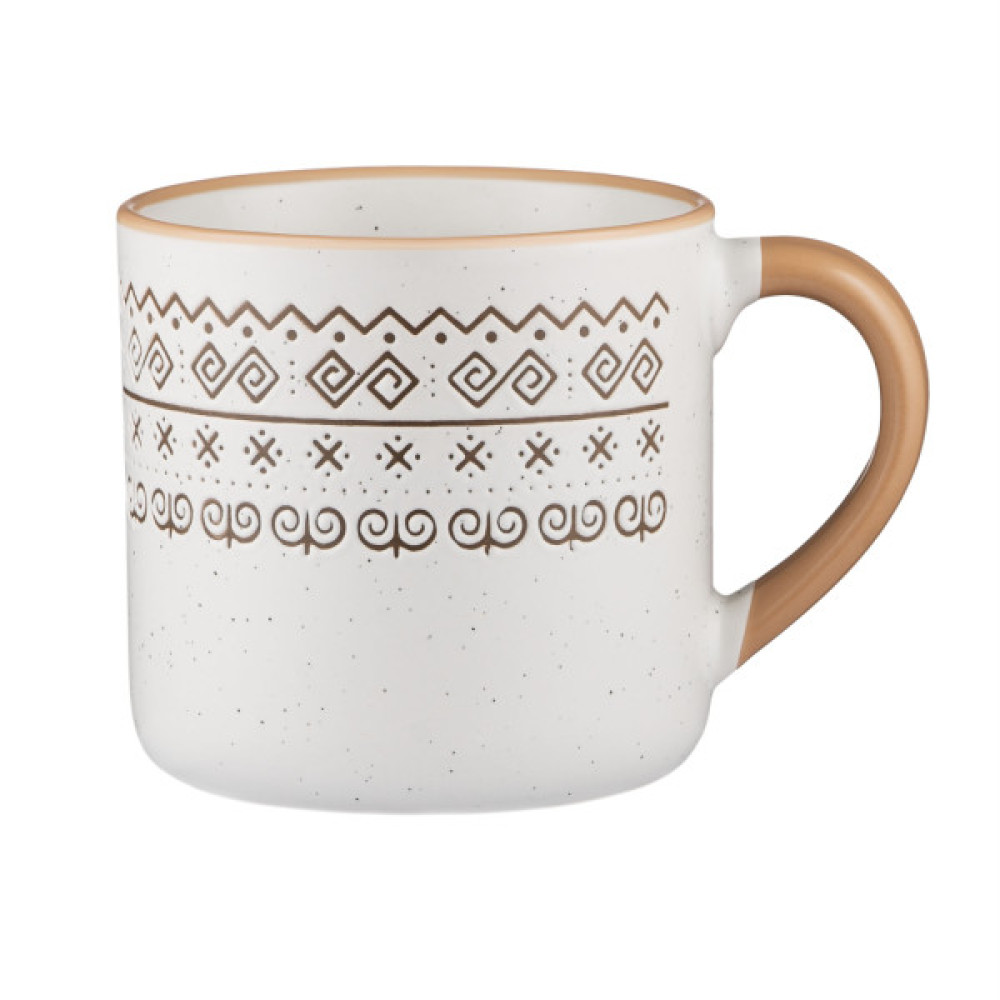 Чашка Ardesto Ettore, 380мл, кераміка, білий (AR3029B)