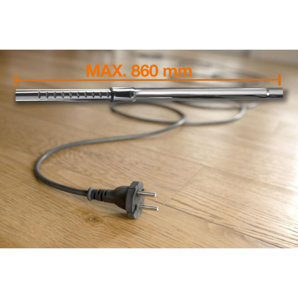 Пилосос Gorenje контейнерний, 850Вт, конт пил -3л, HEPA, телескоп трубка, білий