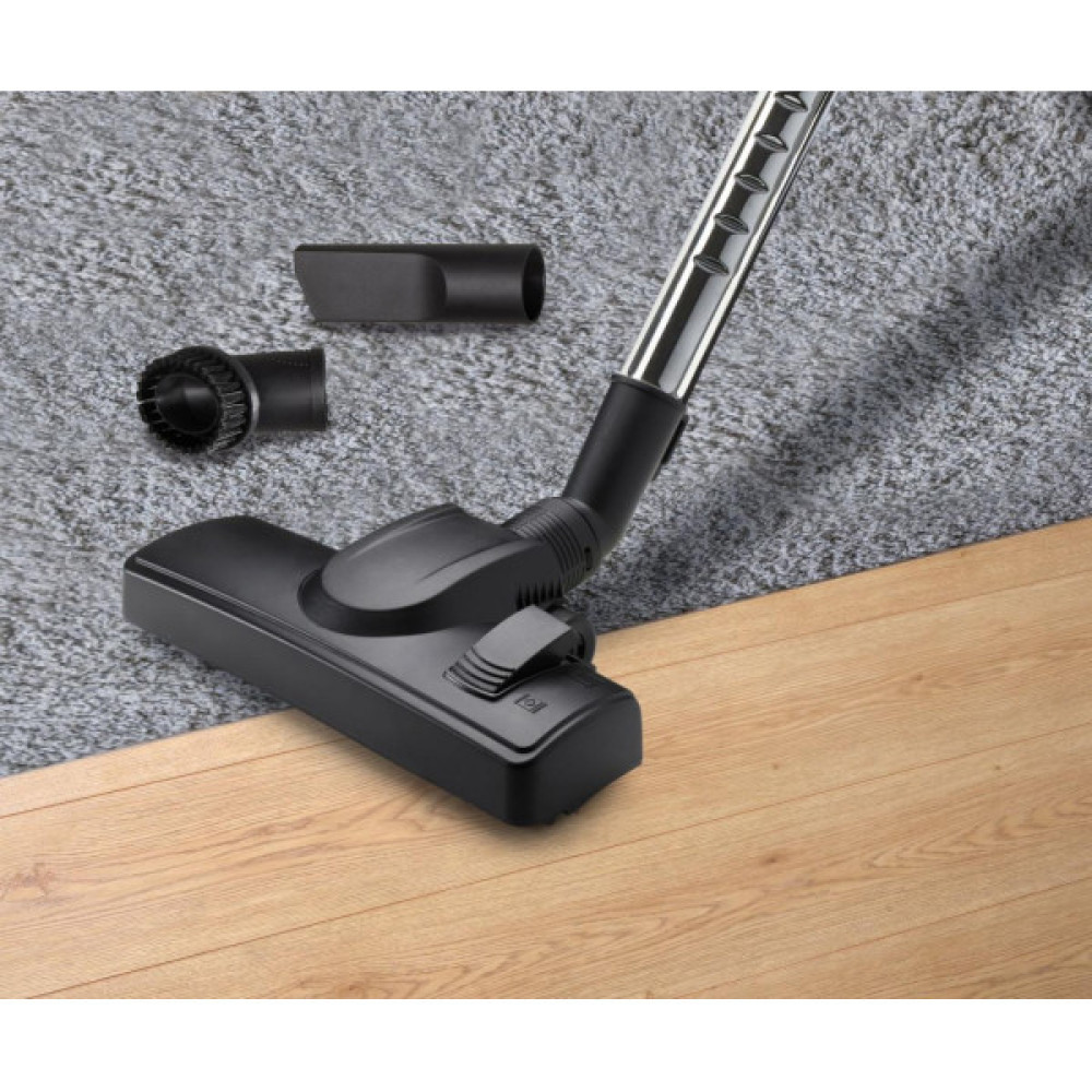 Пилосос Gorenje контейнерний, 850Вт, конт пил -3л, HEPA, телескоп трубка, білий