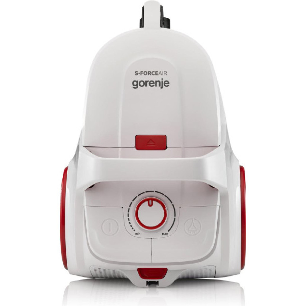 Пилосос Gorenje контейнерний, 850Вт, конт пил -3л, HEPA, телескоп трубка, білий