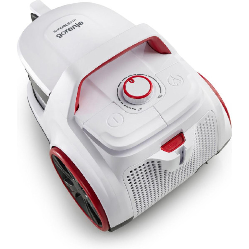 Пилосос Gorenje контейнерний, 850Вт, конт пил -3л, HEPA, телескоп трубка, білий