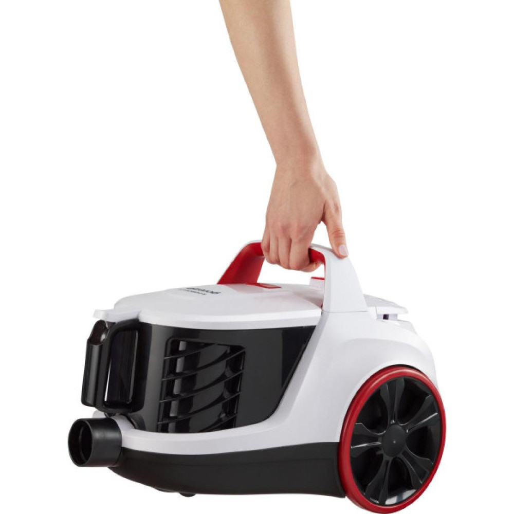 Пилосос Gorenje контейнерний, 850Вт, конт пил -3л, HEPA, телескоп трубка, білий