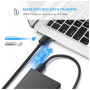Дата кабель USB 3.0 AM/AM 0.5m US128 black Ugreen (10369)
