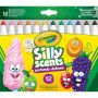 Фломастери Crayola Набір Silly Scents Washable Широка лінія з ароматом 12 шт (256352.012) Фломастери Crayola Набір Silly Scents Washable Широка лінія з ароматом 12 шт (256352.012)