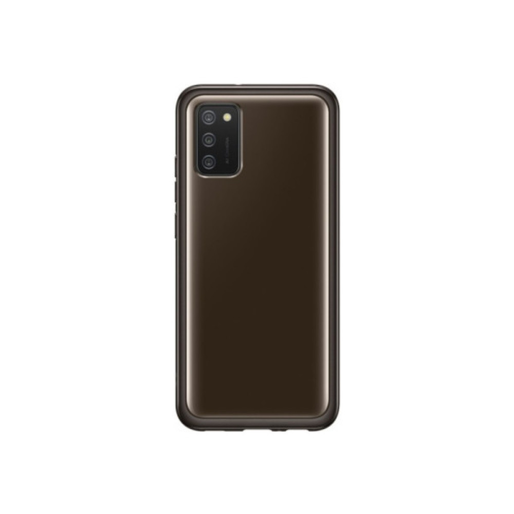 Чохол до мобільного телефона Samsung Soft Clear Cover Galaxy A02s (A025) Black (EF-QA025TBEGRU)