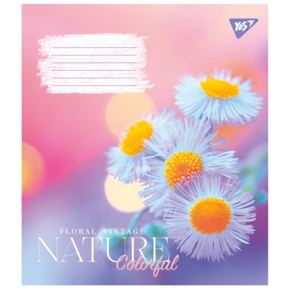 Зошит Yes А5 Nature colorful 48 аркушів лінія (767130)