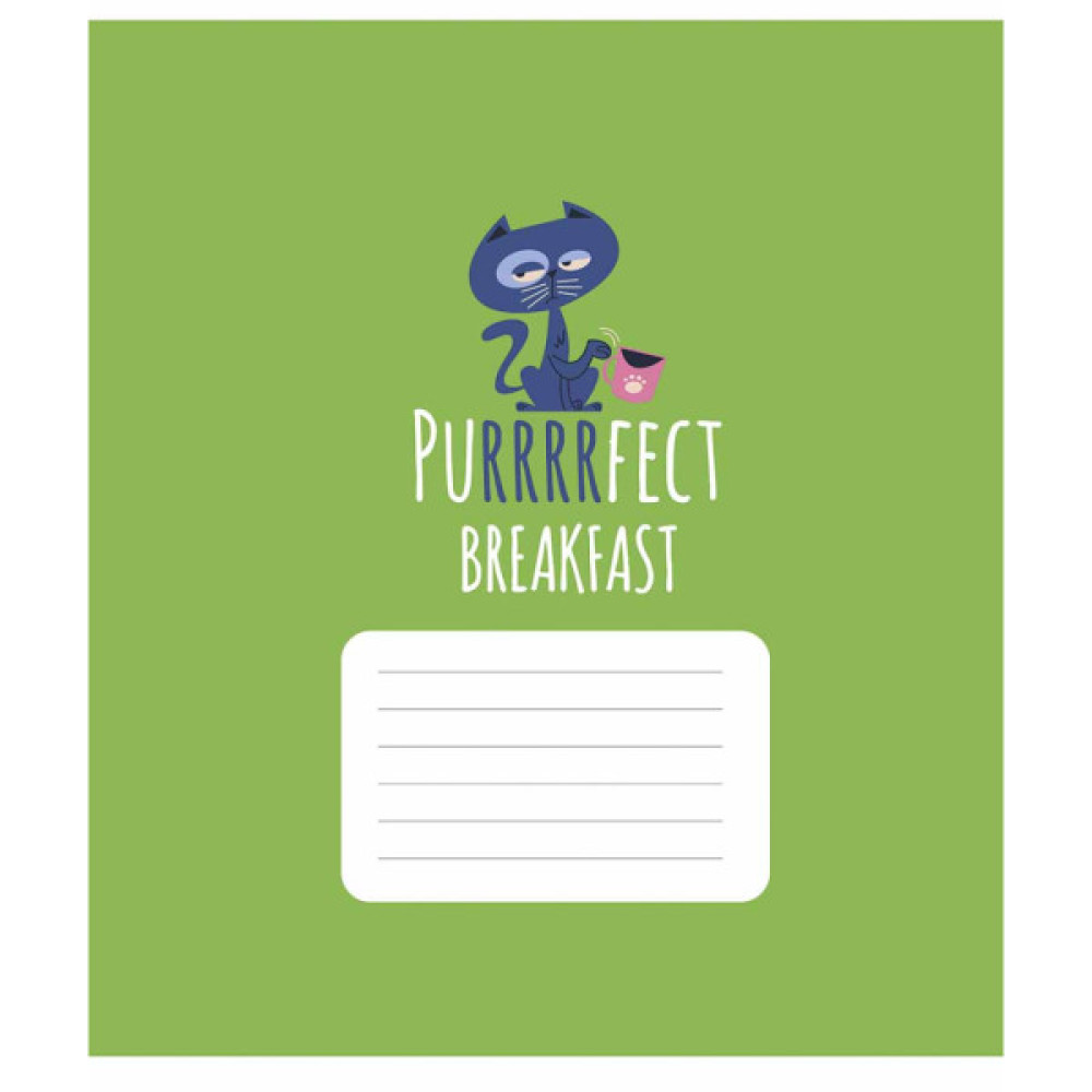 Зошит Школярик Purrrfect cats 24 аркуша лінія (024-3562L)