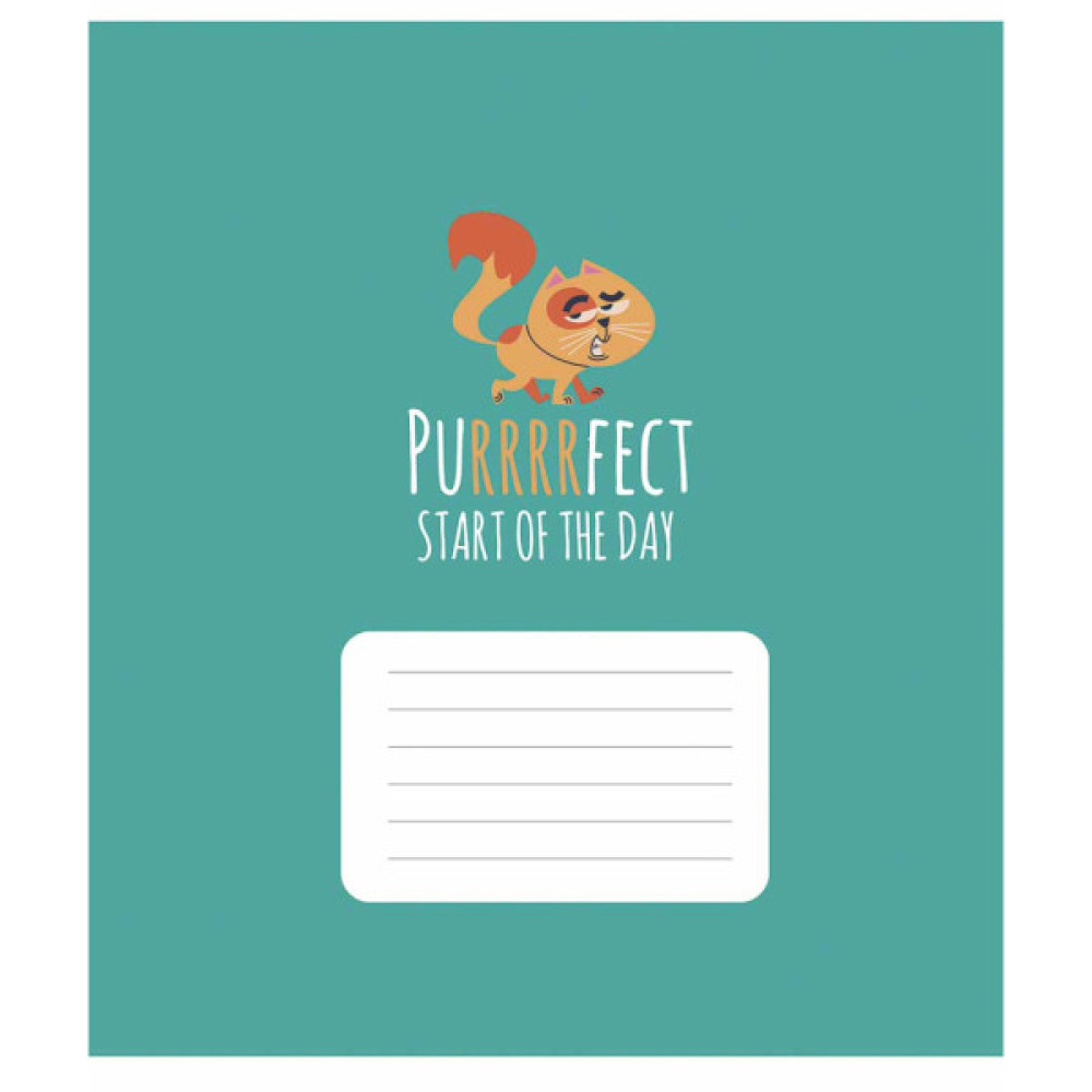 Зошит Школярик Purrrfect cats 24 аркуша лінія (024-3562L)
