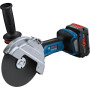 Шліфмашина кутова акумуляторна Bosch Professional GWS 182P 125мм 18В 2800-9000об·хв без АКБ та ЗП 1,7кг Шліфмашина кутова акумуляторна Bosch Professional GWS 182P 125мм 18В 2800-9000об·хв без АКБ та ЗП 1,7кг