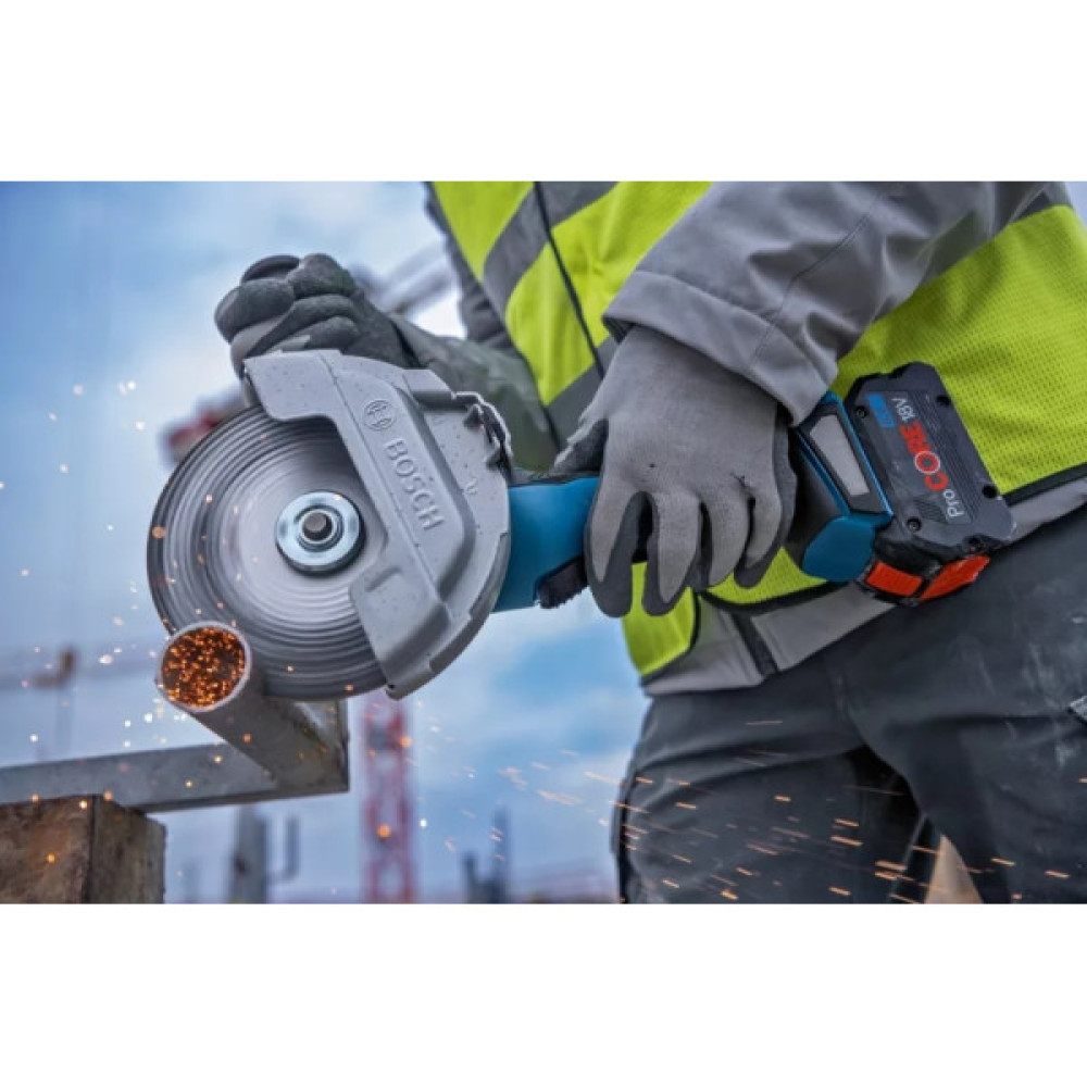 Шліфмашина кутова акумуляторна Bosch Professional GWS 182P 125мм 18В 2800-9000об·хв без АКБ та ЗП 1,7кг