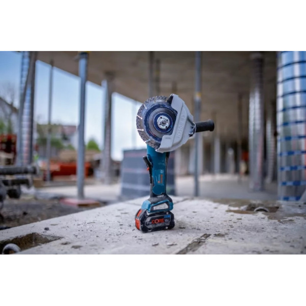 Шліфмашина кутова акумуляторна Bosch Professional GWS 182P 125мм 18В 2800-9000об·хв без АКБ та ЗП 1,7кг