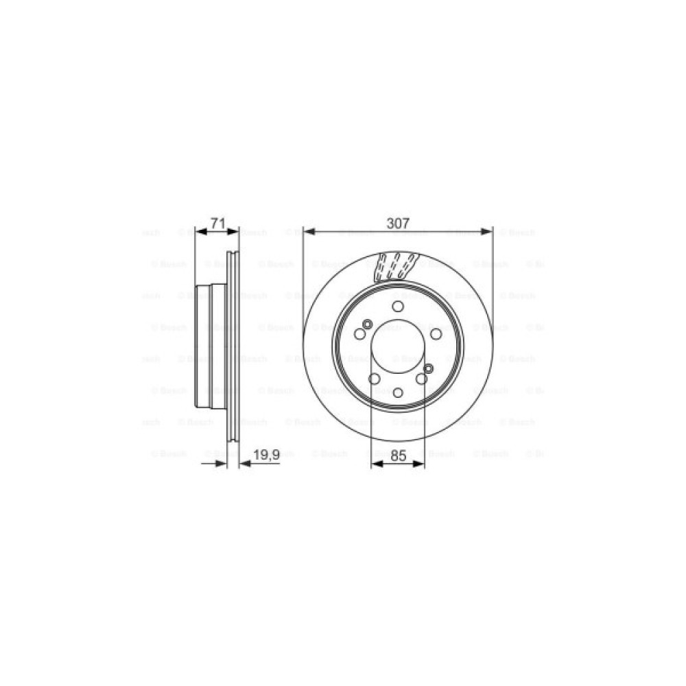 Гальмівний диск Bosch 0 986 479 665