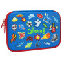 Пенал Cool For School з тисненням 1 відділення Блакитний (QT-5638-Blue) Пенал Cool For School з тисненням 1 відділення Блакитний (QT-5638-Blue)