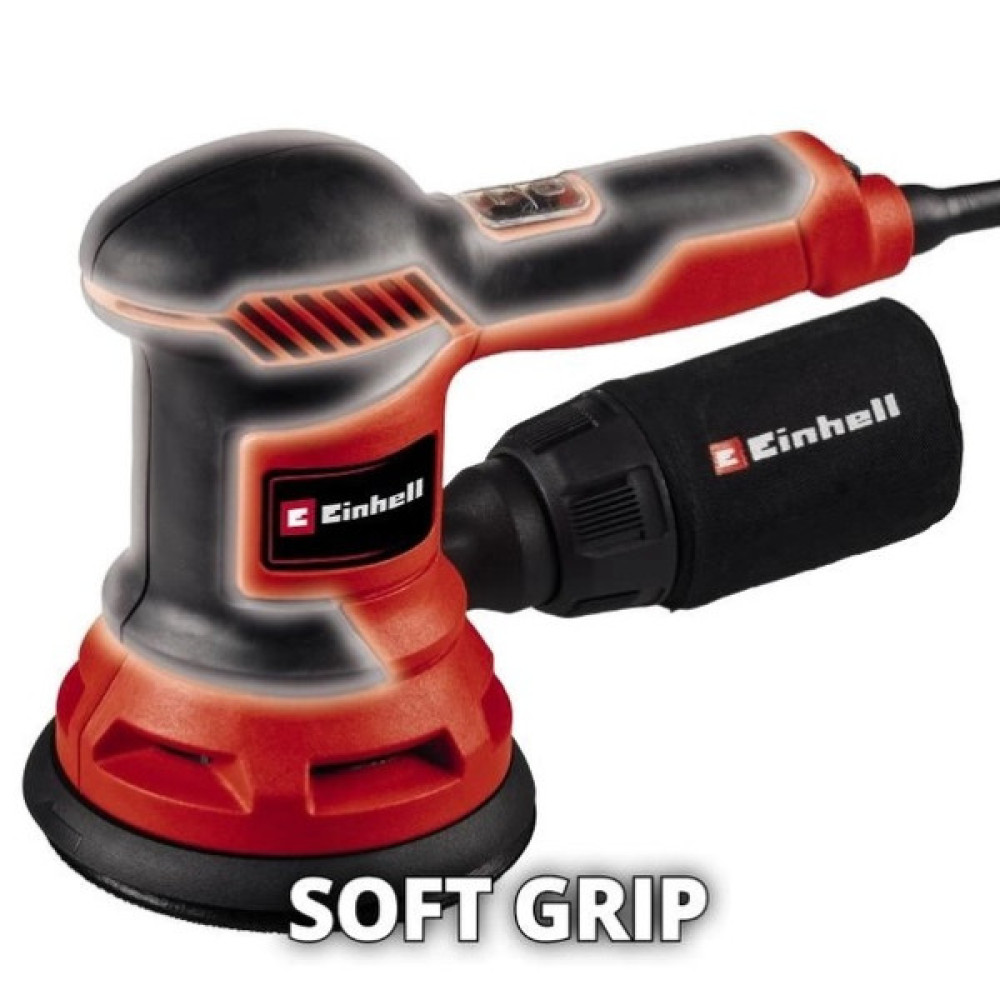 Шліфмашина ексцентрикова Einhell TC-RS 425 E 425Вт 125мм 12000-26000кол/хв 1.7кг