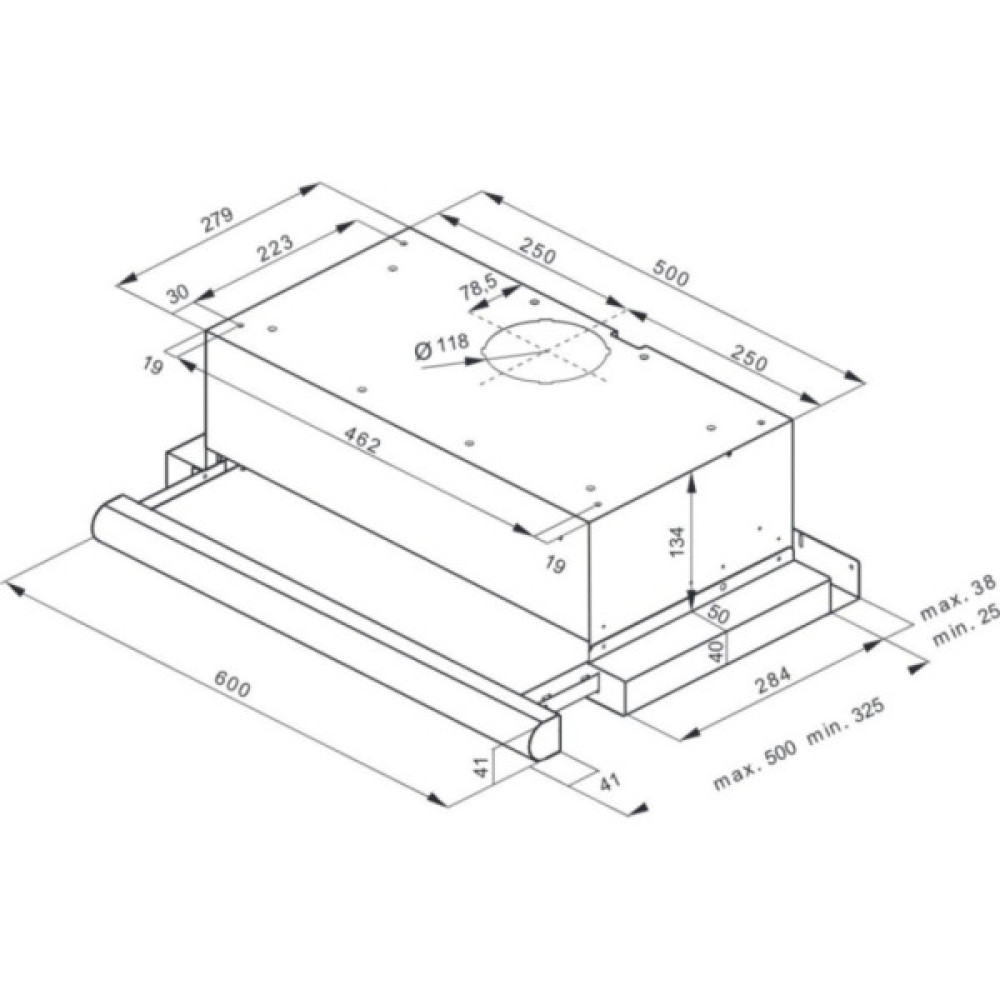 Витяжка кухонна Hansa OTS6251WH