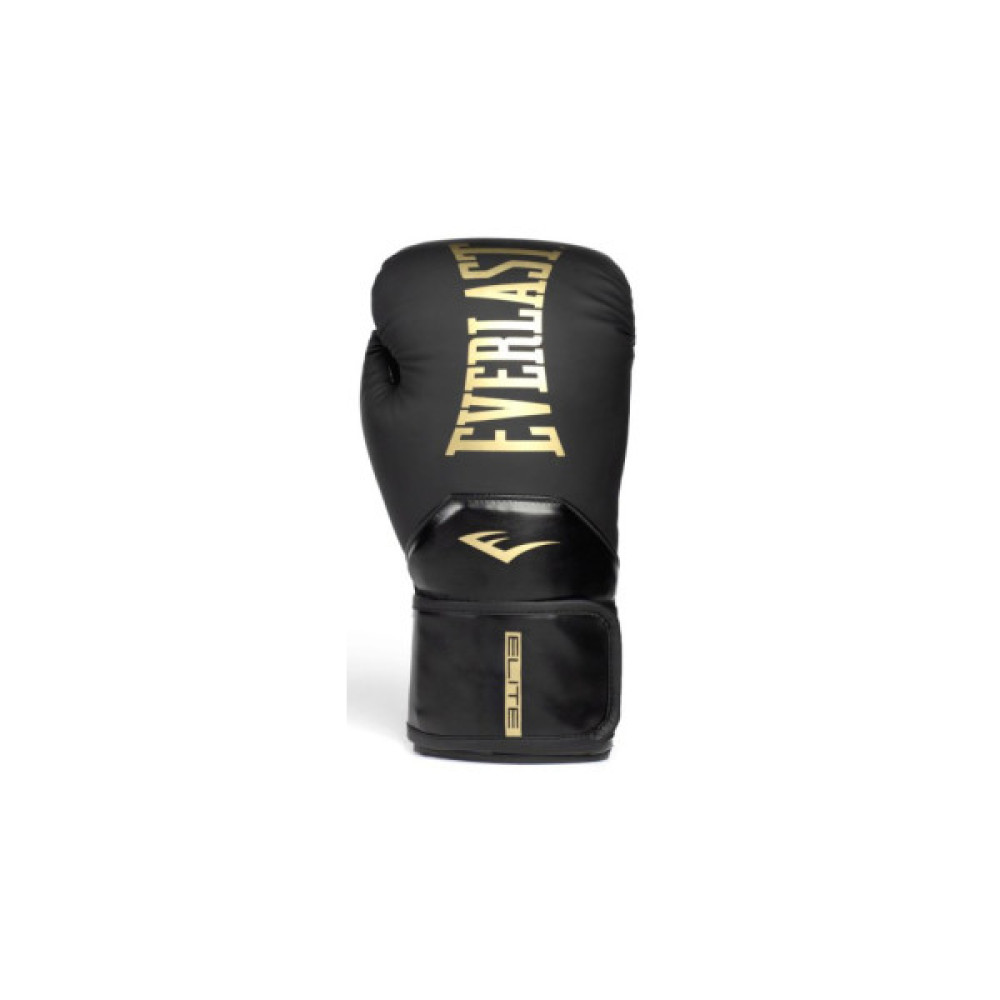 Боксерські рукавички Everlast Elite 2 Boxing Glove P00003270 чорний, золотий 10 унцій (009283623708)