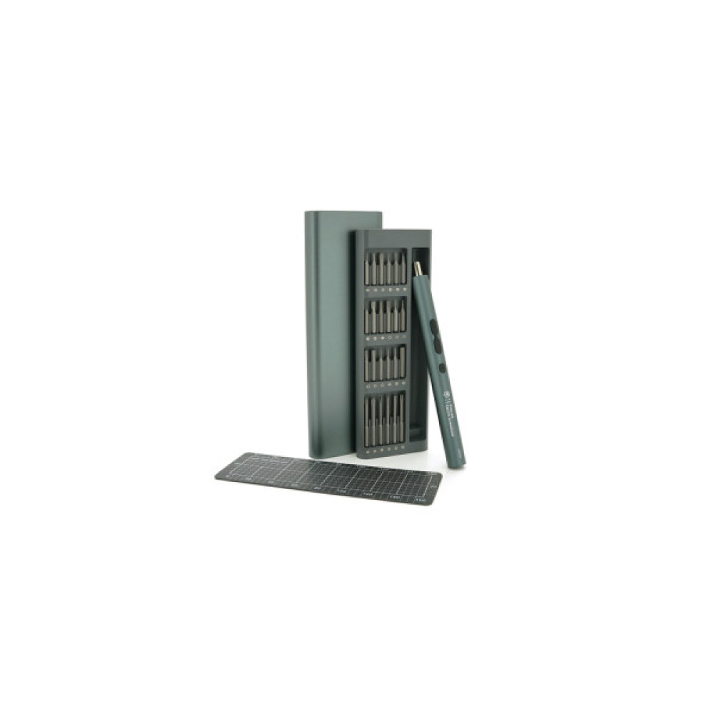 Викрутка акумуляторна Voltronic 62 в 1, тримач 120мм, біти T3, магнітні, алюміній, Box (YT-62-1-T3)