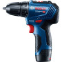 Шурупокрут-дриль акумуляторний Bosch Professional GSR 12V-30 безщітковий 12В 2x2.0А·год 30Нм 420·1600об·хв 0.78кг кейс