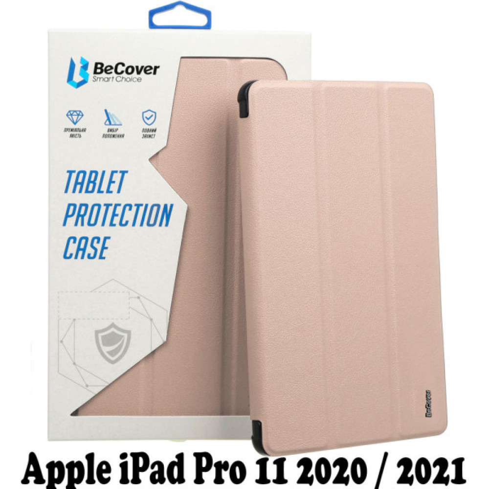 Чохол до планшета BeCover w/Apple Pencil Mount Apple iPad Pro 11 2020/21/22 Pink (707530) Чохол до планшета BeCover w/Apple Pencil Mount Apple iPad Pro 11 2020/21/22 Pink (707530)