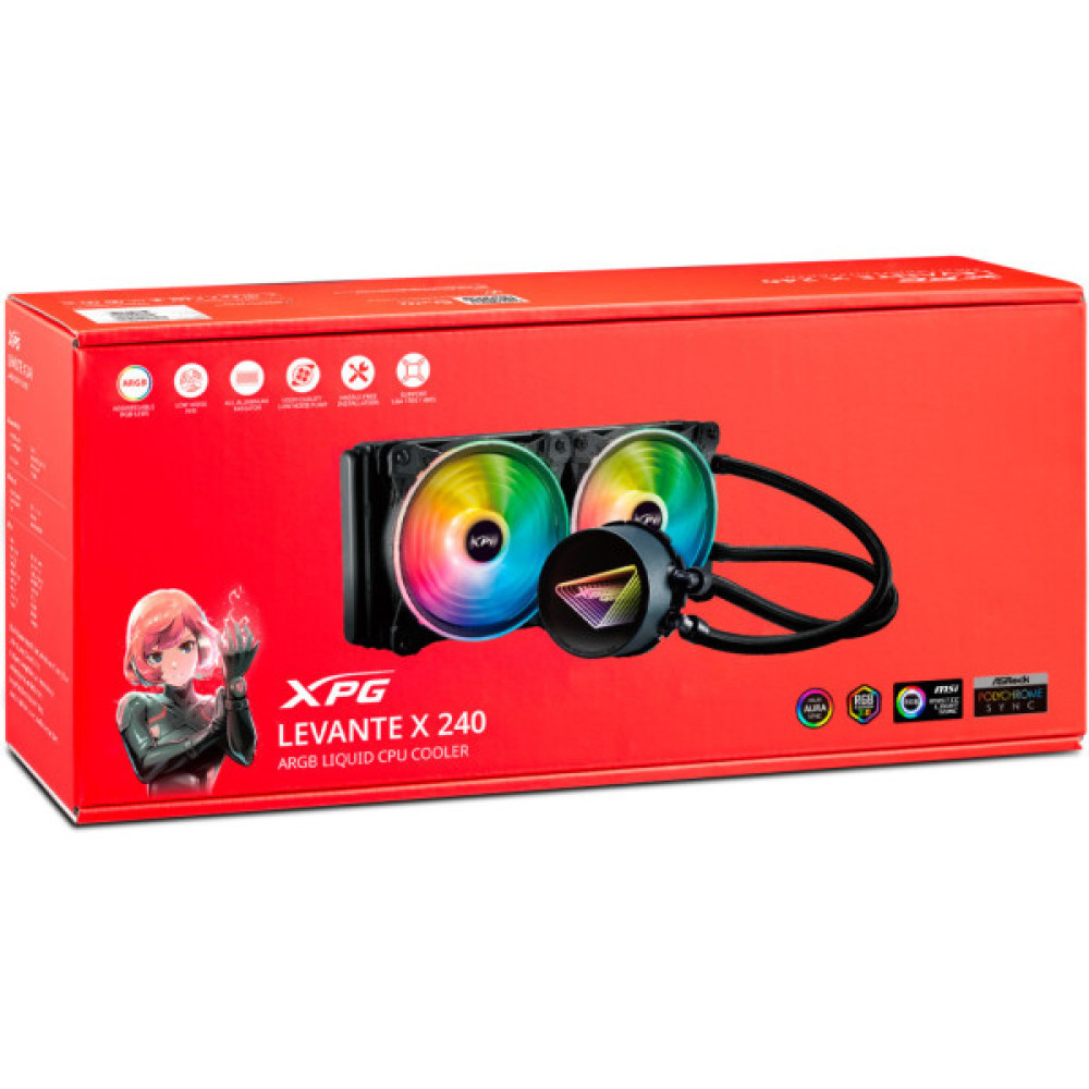 Система рідинного охолодження ADATA LEVANTEX240-BKCWW