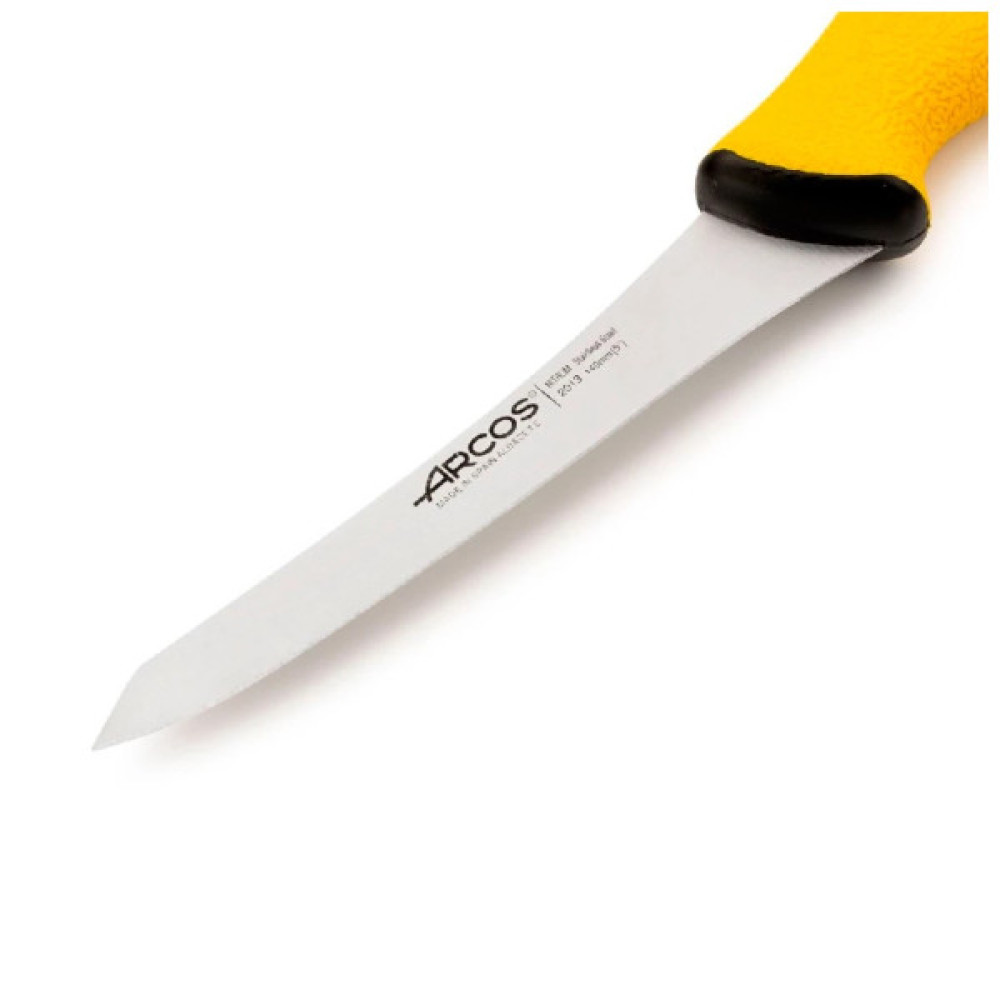 Кухонний ніж Arcos Duo Pro обвалювальний 140 мм зі скошеним лезом напівжорсткий (201300)