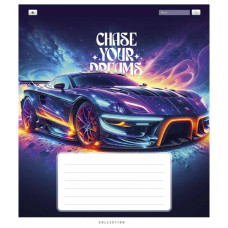 Зошит Школярик Chase your dreams 18 аркушів клітинка (018-3510K)