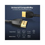 Кабель мультимедійний HDMI M to HDMI M 0.5m 4K60Hz black Vention (AAIBD)