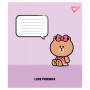 Зошит Yes Line Friends Stylish А5 12 аркушів клітинка (767645) Зошит Yes Line Friends Stylish А5 12 аркушів клітинка (767645)