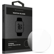 Скло захисне Armorstandart Supreme Black Icon Garmin Fenix 8 47 mm Clear (ARM84721)
