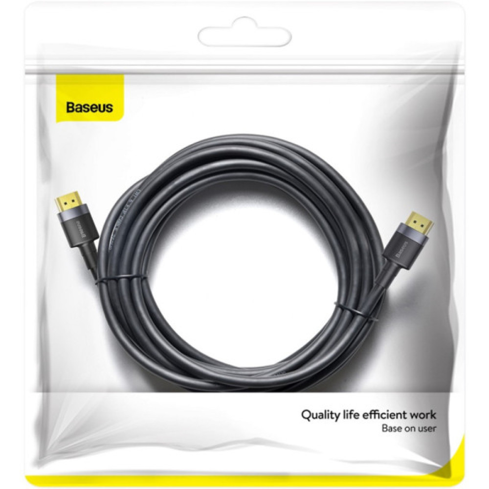 Кабель мультимедійний HDMI M to HDMI M 5.0m V2.0 Baseus (CADKLF-H01)