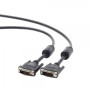 Кабель мультимедійний DVI M to DVI M 4.5m 24+1pin Cablexpert (CC-DVI2-BK-15) Кабель мультимедійний DVI M to DVI M 4.5m 24+1pin Cablexpert (CC-DVI2-BK-15)