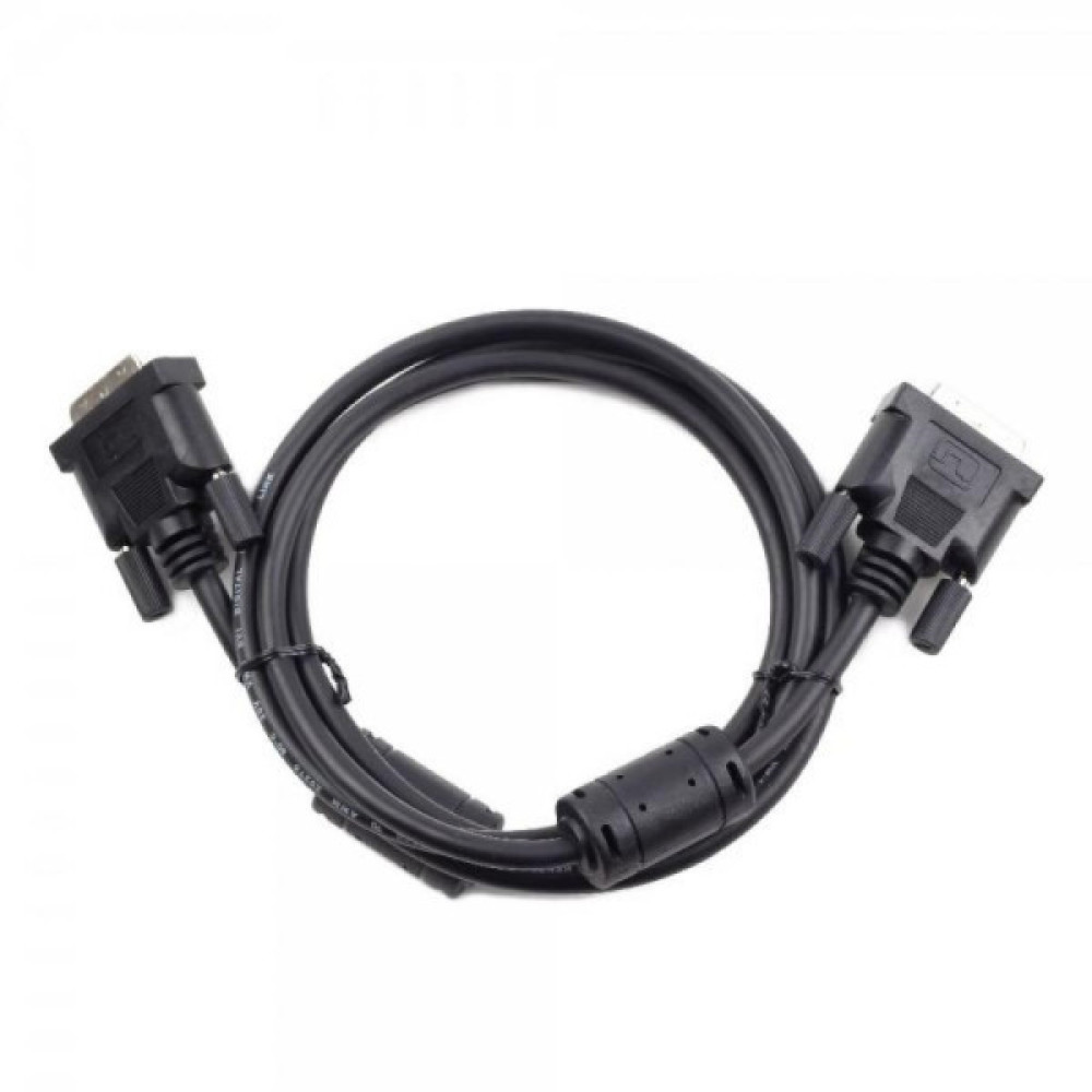 Кабель мультимедійний DVI M to DVI M 4.5m 24+1pin Cablexpert (CC-DVI2-BK-15)