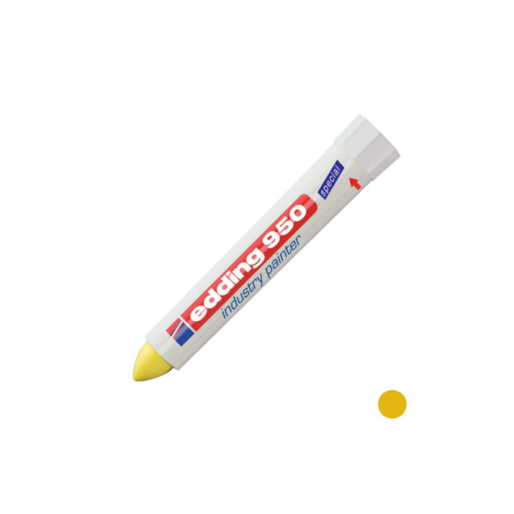 Маркер Edding Спеціальний промисловий маркер-паста Industry Painter 950 10 мм Жовтий (e-950/05)