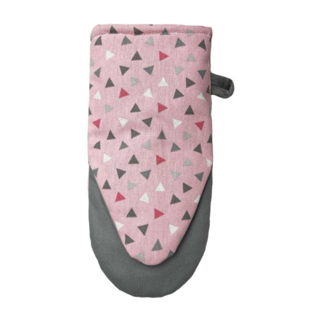 Кухонна прихватка Прованс Набір рукавиця 29х15 та прихватка 15х20 Трикутники (028441)