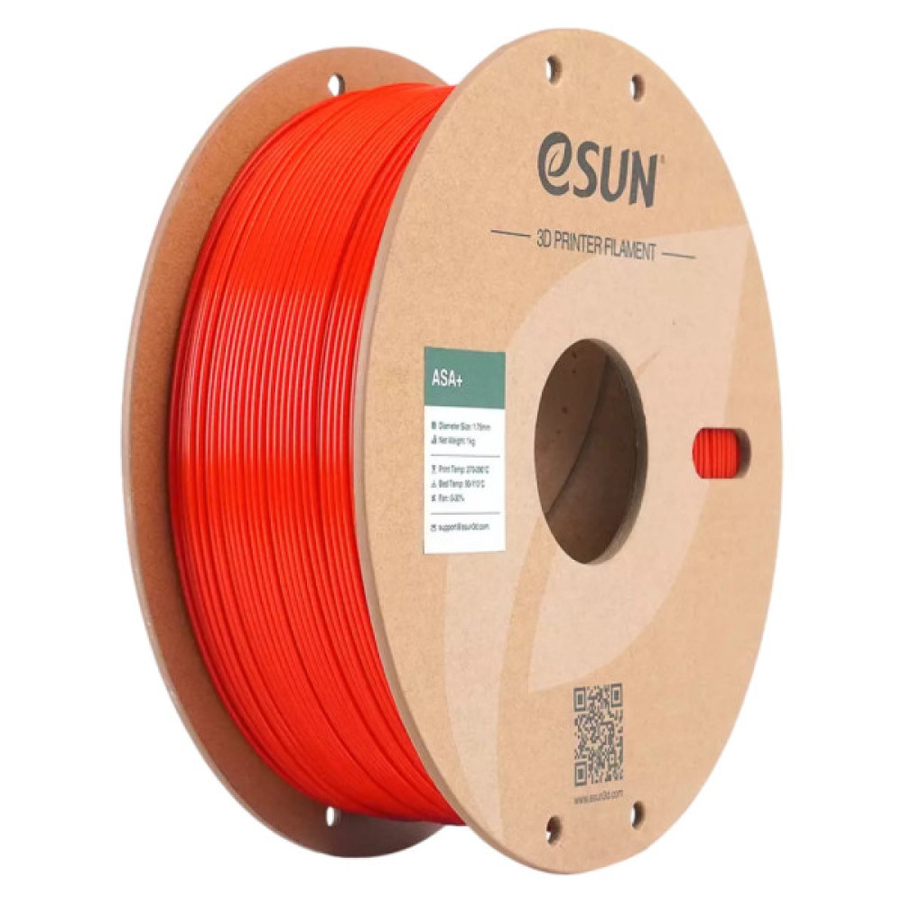 Пластик для 3D-принтера eSUN ASA+ 1,75mm 1kg RED (ASA+P175R1)