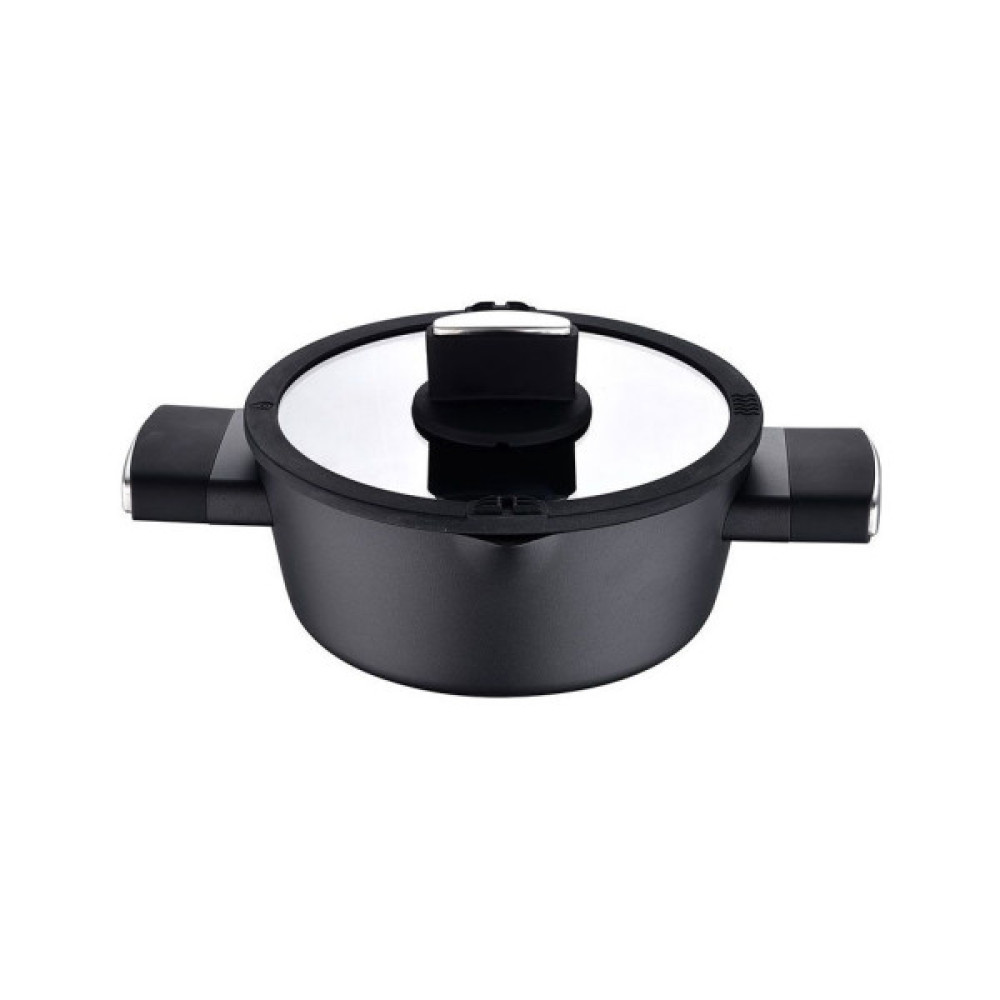 Каструля Bergner Ion Plus з кришкою 2 л (BG-35910-BK)
