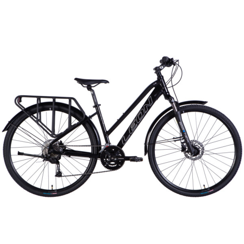 Велосипед Leon 28" TG 70 WOMAN HDD рама-16" AL 2025 чорний (OPS-LN-29-254)