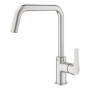 Змішувач для кухні Grohe Via, довж.виливу - 228мм, поворотний, 1важіль, супер сталь