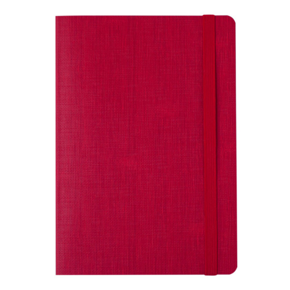 Книга записна Buromax COLOR TUNES А5 96 аркушів лінія, червоний (BM.295200-05)