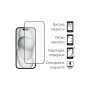 Чохол до мобільного телефона Dengos iPhone 15 Pro Case + Glass (Purple) (DG-KM-81) Чохол до мобільного телефона Dengos iPhone 15 Pro Case + Glass (Purple) (DG-KM-81)