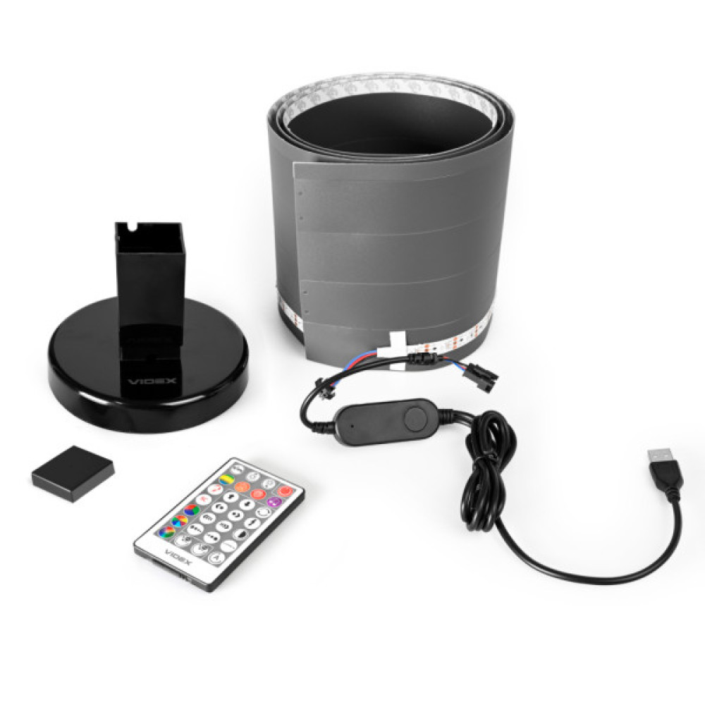 Торшер Videx LED підлогова TF20 RGB 10W Black (VL-TF20B-RGB)