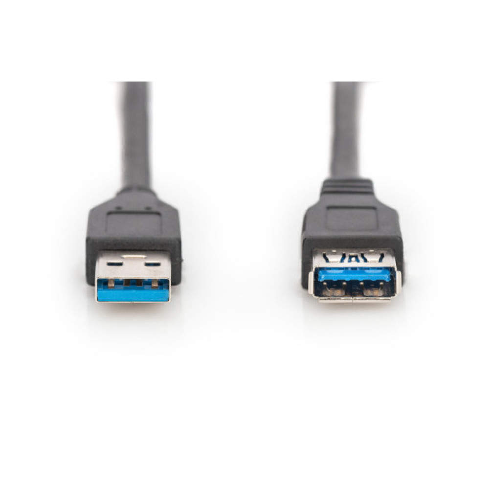 Кабель ASSMANN USB 3.0 (AM/AF) 3.0м, чорний