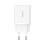 Зарядний пристрій Baseus 1xUSB-C PD30W + 1xUSB QC3.0 white (P10111404213-00)