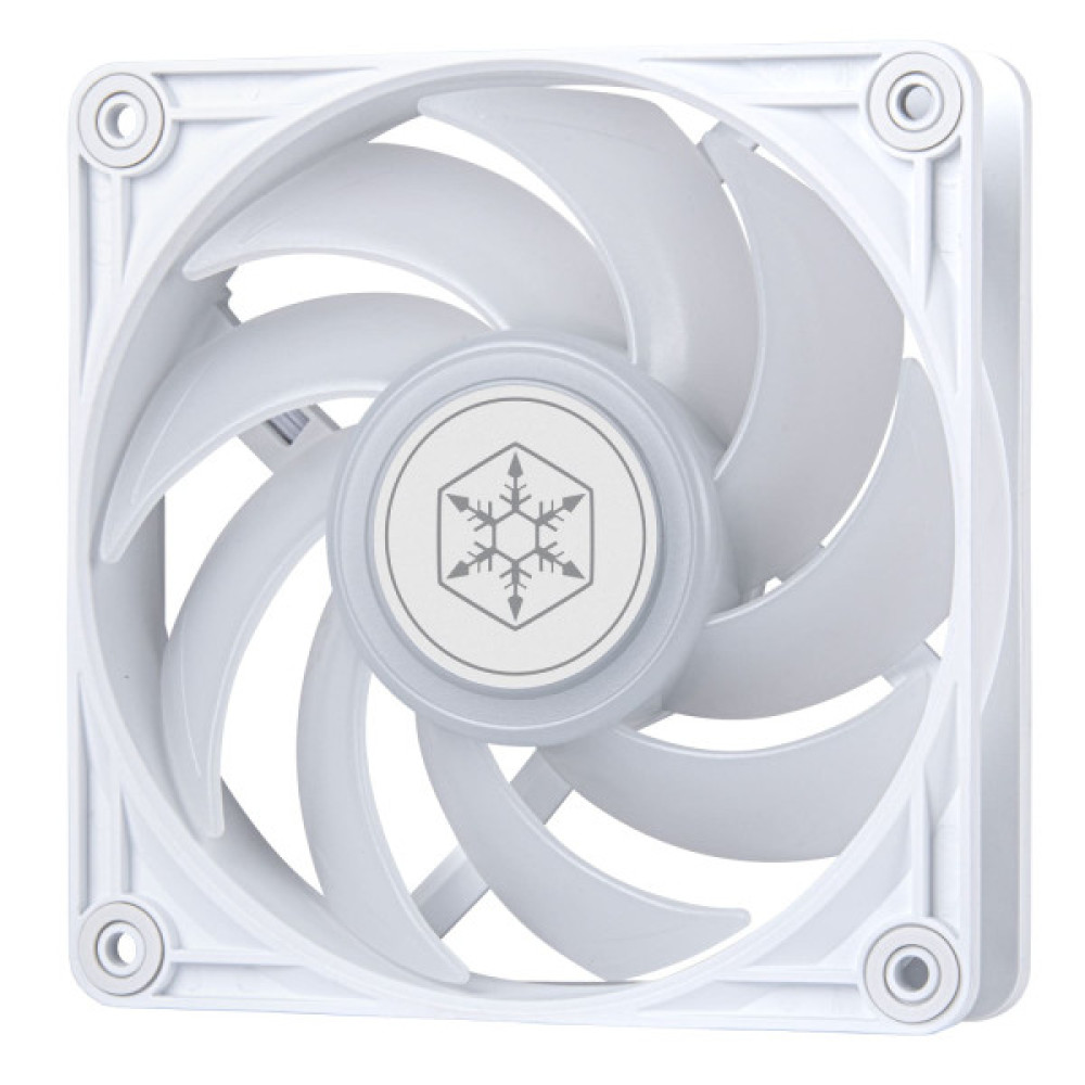Корпусний вентилятор SilverStone Vista VS120W-ARGB, 120мм, 2000rpm, 4pin PWM, 3pin +5VARGB, 30.6dBa, білий