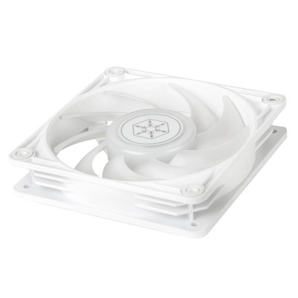 Корпусний вентилятор SilverStone Vista VS120W-ARGB, 120мм, 2000rpm, 4pin PWM, 3pin +5VARGB, 30.6dBa, білий