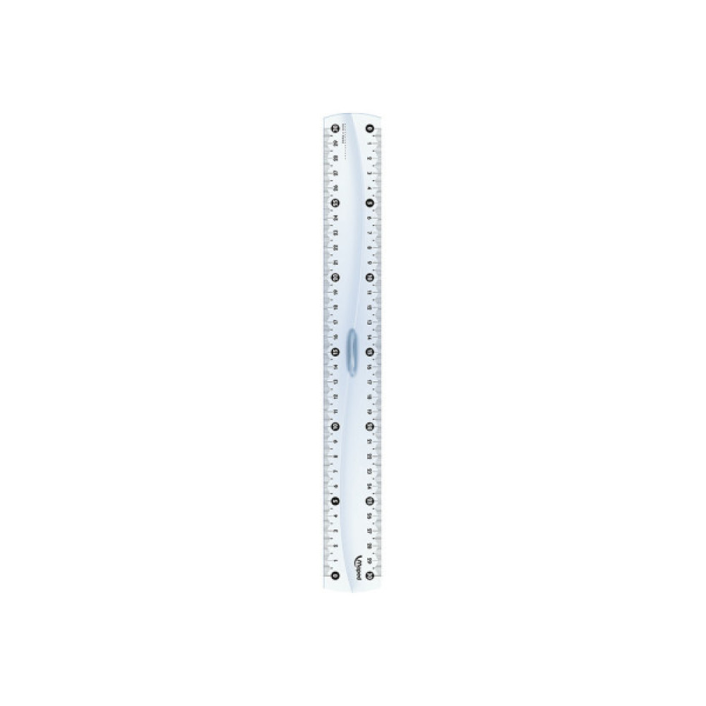 Лінійка Maped пластикова ESSENTIALS, 20см, двостороння шкала, прозорий (MP.146108)