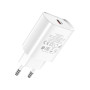 Зарядний пристрій HOCO N14 Smart Charging USB-C PD20W White (6931474745026) Зарядний пристрій HOCO N14 Smart Charging USB-C PD20W White (6931474745026)