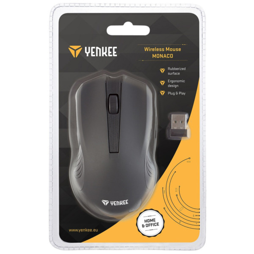 Мишка YENKEE YMS 2015BK Monaco Wireless Black (45010824)